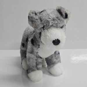 Douglas Cuddle Toy Miles Aussie Doodle Dog Plush Small Gray White Puppy Toy